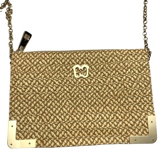 Eric Javits Handbags - Eric javits wicker and metal bag rare